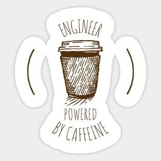 Engineers love Caffeine Sticker